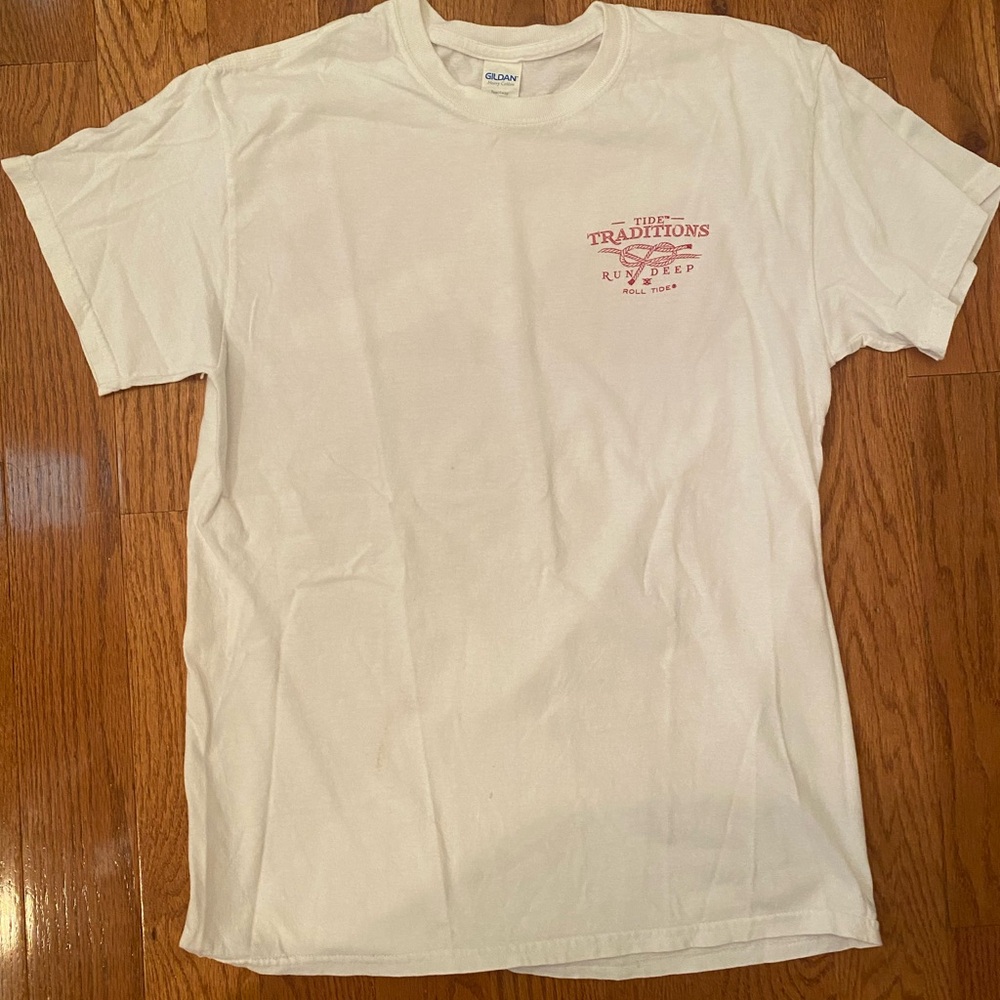 White Alabama swim t shirt men’s size medium